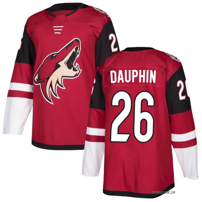 Men's Laurent Dauphin Arizona Coyotes Authentic Maroon Home Jersey ...